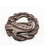 Coro Sterling Silver Dove Brooch Nice Patina - $78.68