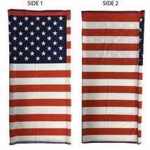 S4O Balaclava Bandana Face Cover Elastic Microfiber Headband - USA Flag - £5.22 GBP