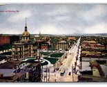 Birds Eye View Downtown Peoria Illinois IL UNP DB Postcard Y5 - $3.51