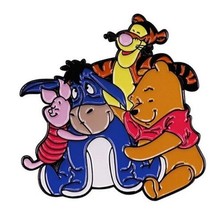 Walt Disney Winnie and the Pooh Movie Group Image Metal Enamel Pin NEW U... - £7.64 GBP