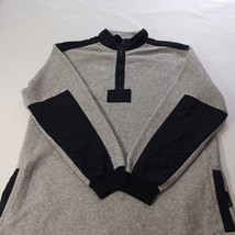Vintage Weekend Provision Women&#39;s Gray &amp; Black 1/4 Zip Jacket Measured C... - $13.85