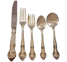 English Gadroon by Gorham Sterling Silver Flatware Set for 12 Service 60 pieces - £2,796.79 GBP