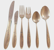 Celeste Gorham Sterling Silver Flatware Set 8 Service 57 pcs Mid Century Modern - £2,181.52 GBP