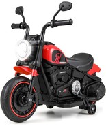 Kids Ride on Electric Motorcycles For Kids w/ Training Wheels and LED He... - $120.61 CAD