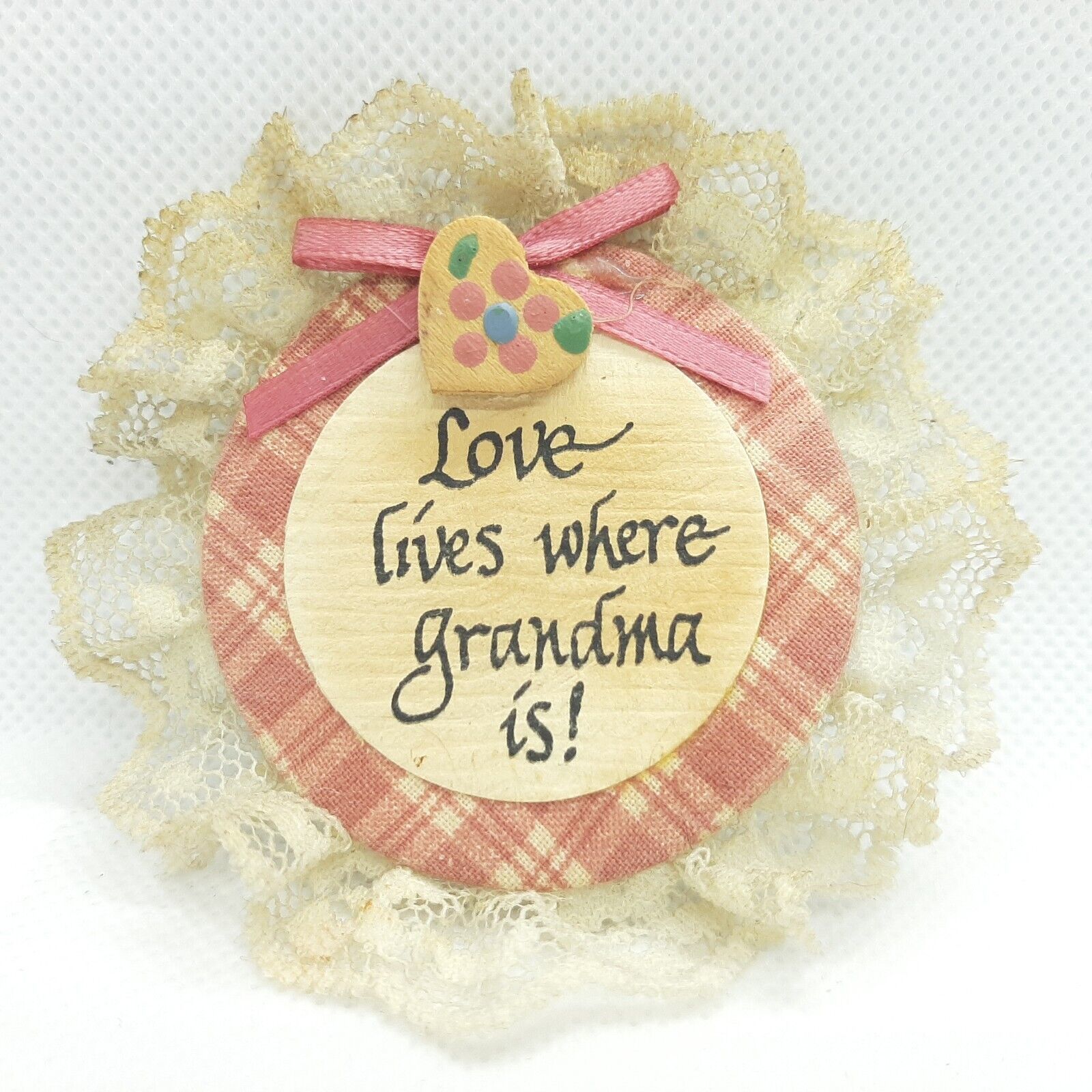 &quot;Love Lives Where Grandma is!&quot; souvenir magnet for refrigerator, locker,... - $5.94