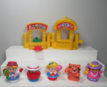 Fisher Price Little People lot carnival circus stands clown game ticket ... - $19.79