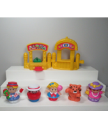 Fisher Price Little People lot carnival circus stands clown game ticket ... - £15.49 GBP