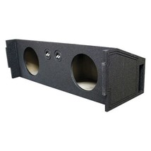 QPower &quot;QBOMB&quot; Dual 10″ Vented Empty Woofer Box - All Full Size SUV - £104.59 GBP