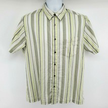 Kuhl Shirt Size M Men&#39;s Short Sleeve Button Up Striped - £22.21 GBP