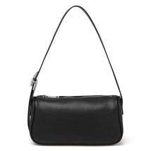Female Underarm Bag Ladies Fashion Niche Pillow Bag Women’s Split Leather Simple - £78.10 GBP