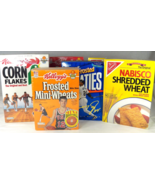 7 Cereal Boxes Collectible Sports Kelloggs General Mills Nabisco 2 Full ... - £15.12 GBP