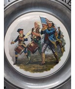 The Great American Revolution 1776  The Spirit Of &#39;76 Pewter Plate 10&quot; - $27.15 CAD