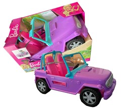  Barbie Estate Off Road Vehicle Car Rolling Wheels Purple Jeep With Seat Belts - £36.41 GBP