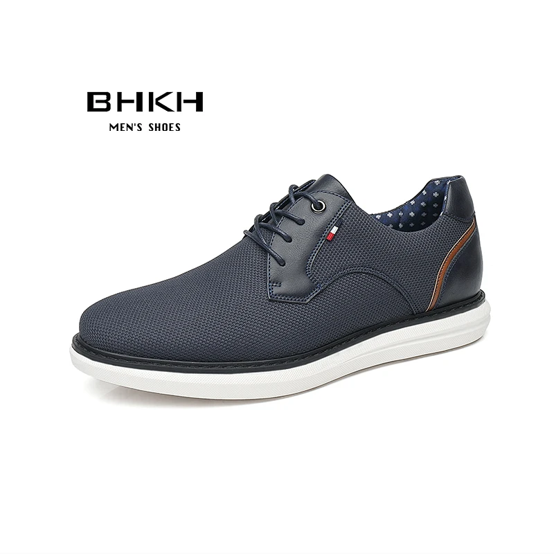 Genuine Leather Dress Shoes Comfy Men Casual Shoes Smart Business Work O... - $73.71