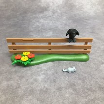 Playmobil Fence w/ Crow &amp; Mouse - £6.25 GBP