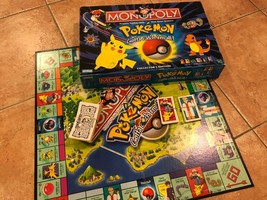 Pokemon Edition Monopoly Board Game Replacement Parts Pieces 1999 Nintendo 1998 - $6.43+