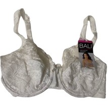 Bali sz 36D Lined Support Underwire Bra 6543 White   - £13.16 GBP