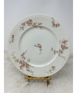 Antique Hand Painted Pink Floral CH Field Haviland Limoges Dinner Plate ... - $29.99