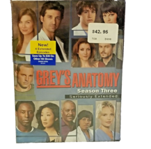 Greys Anatomy Season Three 3 Seriously Extended 7-Disc - £7.09 GBP