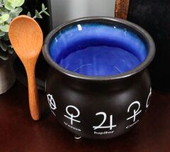 Solar Alchemy Symbols Cauldron Porcelain Soup Bowl Large Coffee Mug With... - $28.99
