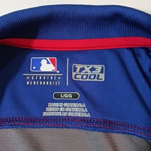 TX3 Cool Cubs TWPL Men's Gray & Blue Short Sleeve Polo Shirt Embroidered Logo L image 3