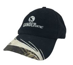 Gander Mountain Hat Cap Black Adjustable Strapback Logo Hat - $9.05