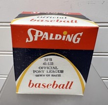 Vintage Spalding Official Pony League Baseball 41-133 new in Sealed Box - $15.00