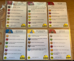 8 Heroclix Watchmen Cards Replacement - $5.70