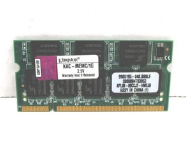 Kingston KAC-MEMC/1G Sodimm 1 Gb Ddr 333MHz Laptop Ram Memory - £24.56 GBP