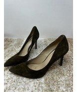 Sam Edelman Hazel Pointed Toe Pump Women’s Size 10.5 Military Green Suede - $34.64