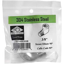 SS STRT ELB D90 3/8&quot; F - $25.73 CAD