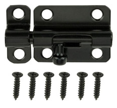 Everbilt 2 inch Black Window Bolt - $7.49