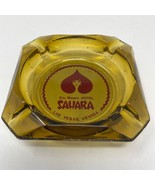 Vintage LAS VEGAS Del Webb’s Hotel SAHARA Casino Advertising Amber Glass... - £9.41 GBP