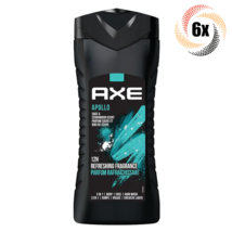 6x Bottles AXE Apollo Sage & Cedarwood Scent 3in1 | 250ml | Fast Shipping - $35.16