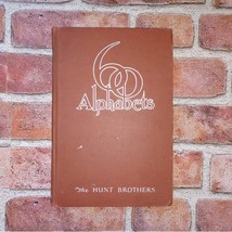 60 Alphabets The Hunt Brothers 1944 Hardcover Drafting Lettering Antique... - $42.08