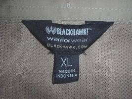 Blackhawk Black Hawk brand short sleeve &quot;tactical&quot; shirt khaki X-Lg NWOT... - £35.39 GBP