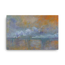 Claude Monet Charing Cross Bridge 02, 1902.jpg Canvas Print - £79.13 GBP+