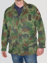 Authentic Serbian Yugoslavian army f2 field jacket coat military camoufl... - £19.98 GBP+