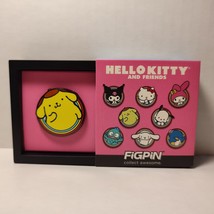 Hello Kitty Pompompurin Enamel Pin Y13 FigPin Mini  Official Collectible Brooch - £11.20 GBP