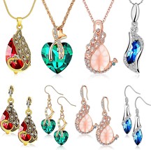 4 Sets Peacock Jewelry for Women - £20.18 GBP
