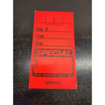Genuine Union 76 Sale Tag  - Vintage - Pack of 3 tags - Made in USA - $5.68
