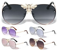 Pilot Aviator Sunglasses Floating Lenses Retro Designer Fashion Classic Casual - £7.86 GBP