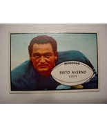 1953 Bowman #8 Sisto Averno-vg+/ex-Baltimore Colts - £8.96 GBP