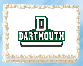 Dartmouth Edible Image Cake Topper Cupcake Topper 1/4 Sheet 8.5 x 11" - $11.75