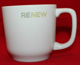 Starbucks 2009 Renew White Coffee Tea 16 oz Large Mug Cup Toki Japan  - £21.41 GBP