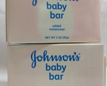  2 Johnson&#39;s Original Baby Bar Soap 3 oz. Each - £12.13 GBP