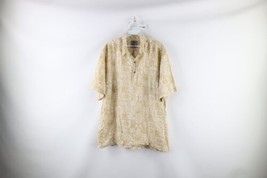Vtg 90s Reyn Spooner Mens XL Distressed Collared Button Down Hawaiian Polo Shirt - £34.96 GBP