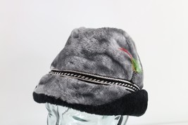 Vintage 60s 70s Rockabilly Roped Fleece Feather Bavarian Alpine Fedora Hat Cap - £31.34 GBP