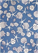Homefires PPS-GC001E 5 x 7 ft. Serenity At Sea Indoor Outdoor Area Rug, Blue - £316.31 GBP