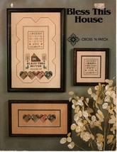 Cross N Patch Bless This House Counted Cross Stitch Pattern 1985 - £4.65 GBP